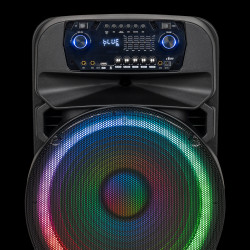 Krüger&Matz Aktywna Kolumna Głośnikowa (Z 2 Mikrofonami Bezprzewodowymi Uhf, Sd, Bluetooth, Fm, Usb, Led) 60 Watt [[