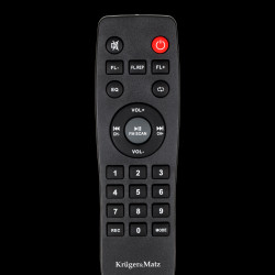 Krüger&Matz Aktywna Kolumna Głośnikowa (Z 2 Mikrofonami Bezprzewodowymi Uhf, Sd, Bluetooth, Fm, Usb, Led) 60 Watt [[