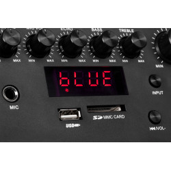 Krüger&Matz Aktywna Kolumna Głośnikowa (Z 2 Mikrofonami Bezprzewodowymi Uhf, Sd, Bluetooth, Fm, Usb) 60 Watt [[