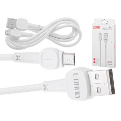 L-BRNO Kabel szybkie ładowanie micro USB biały ..