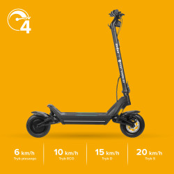 Rebel Hulajnoga Elektryczna Rebel Fast Wheels Pro Max [[