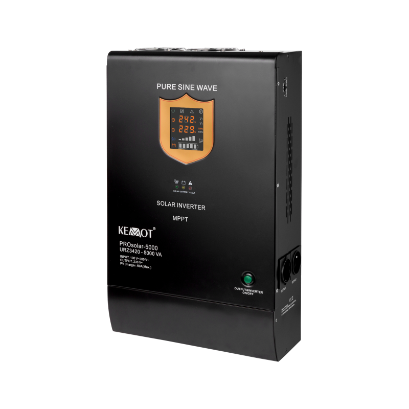 Kemot Przetwornica Solarna Naścienna ( Inwerter )  Kemot Prosolar-5000 ( 48V 230V 5000Va/3500W ) [[