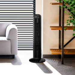 Teesa Wentylator Kolumnowy 74Cm - Czarny [[