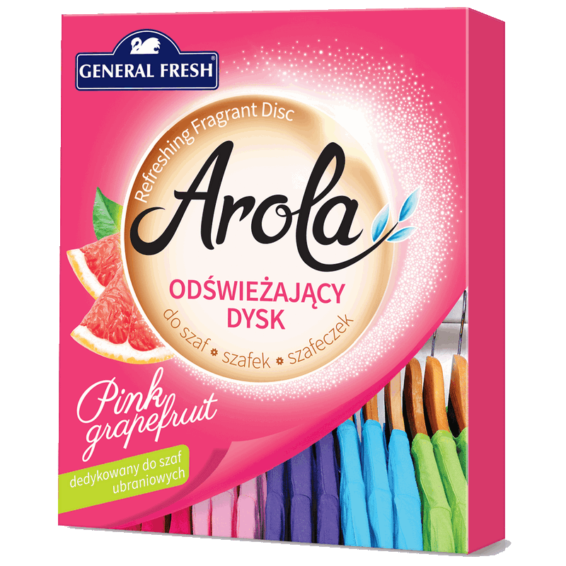 PINK GRAPEFRUIT Odświeżający dysk do szaf Arola - General Fresh