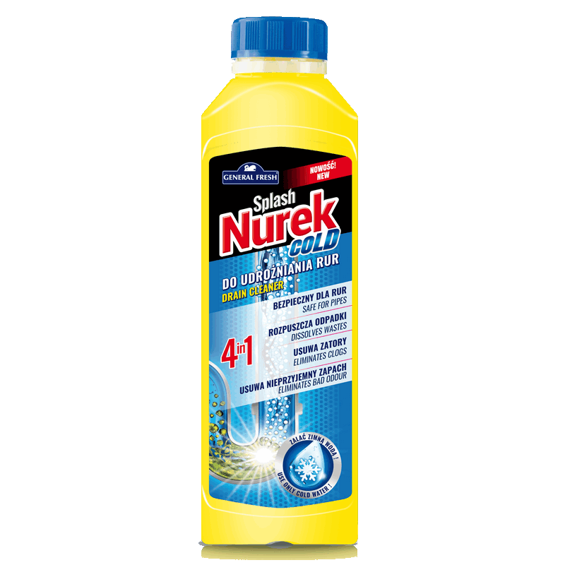 Nurek środek do udrażniania rur na zimno SPLASH 200g General Fresh