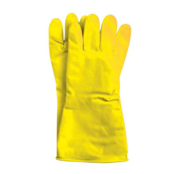 Rękawice gospodarcze gumowe żółte rozm.L MASTER S438