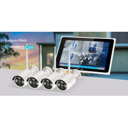 Krüger&Matz Zestaw Do Monitoringu Wifi Kruger&Matz Connect C210 Tuya [[
