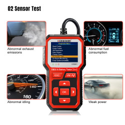 Konnwei Miernik Diagnostyczny, Skaner Obd2, Tester Baterii  Konnwei Kw681 [[