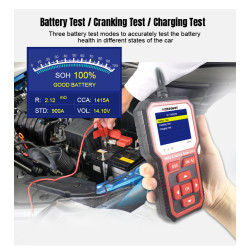 Konnwei Miernik Diagnostyczny, Skaner Obd2, Tester Baterii  Konnwei Kw681 [[