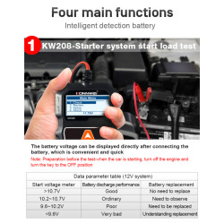 Konnwei Miernik Baterii Konnwei Kw208 [[