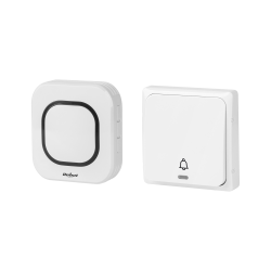 Rebel Dzwonek Bezprzewodowy Do Drzwi Rebel (Z Wtyczką Na 230V) - 58 Melodi [[