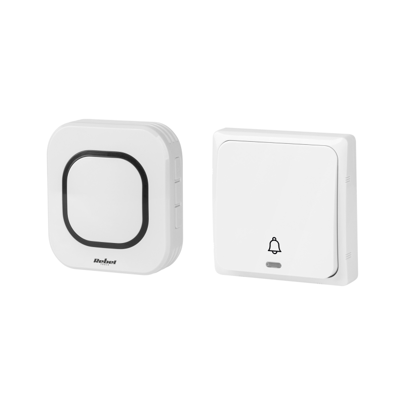 Rebel Dzwonek Bezprzewodowy Do Drzwi Rebel (Z Wtyczką Na 230V) - 58 Melodi [[