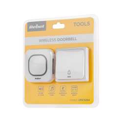 Rebel Dzwonek Bezprzewodowy Do Drzwi Rebel (Z Wtyczką Na 230V) - 58 Melodi [[