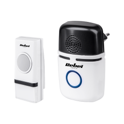 Rebel Dzwonek Bezprzewodowy Do Drzwi  Rebel (Z Wtyczka Na 230V)--48 Melodii [[