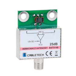 Cabletech Wzmacniacz antenowy ekranowany 25dB Cabletech []