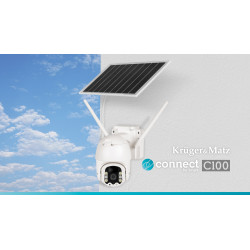 Krüger&Matz Kamera 4G Zewnętrzna Kruger&Matz Connect C100 Solar [[