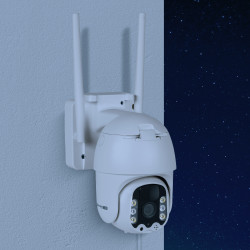 Krüger&Matz Kamera 4G Zewnętrzna Kruger&Matz Connect C100 Solar [[