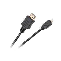 Kabel  wtyk HDMI typ A -  wtyk mikro HDMI typ D []