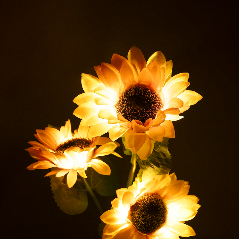 Rebel Ozdobne Ogrodowe Lampki Solarne Rebel   - Słonecznik [[