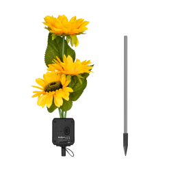 Rebel Ozdobne Ogrodowe Lampki Solarne Rebel   - Słonecznik [[