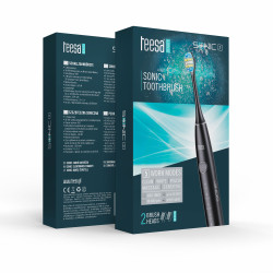 Teesa Soniczna Szczoteczka Do Zębów Teesa Sonic 2 Czarna , 5 Trybów Pracy, Etui Podróżne , Usb Typ C [[