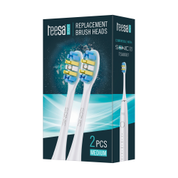 Teesa Główki Do Szczoteczki Sonicznej Teesa Sonic 2 Tsa8087-W Średnie [[