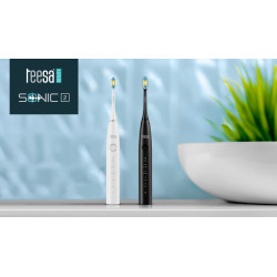 Teesa Soniczna Szczoteczka Do Zębów Teesa Sonic 2 Biała,  5 Trybów Pracy, Etui Podróżne , Usb Typ C [[