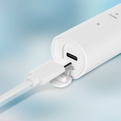 Teesa Soniczna Szczoteczka Do Zębów Teesa Sonic 2 Biała,  5 Trybów Pracy, Etui Podróżne , Usb Typ C [[