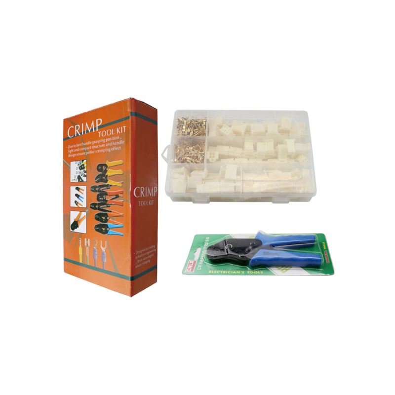 Eurokomp Zestaw Łaczników Przewodowych + Zaciskarka E6016 [[