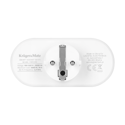 Krüger&Matz Gniazdo Podwójne Wifi Kruger&Matz Connect P5 Tuya [[