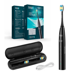 Teesa Soniczna Szczoteczka Do Zębów Teesa Sonic 2 Czarna , 5 Trybów Pracy, Etui Podróżne , Usb Typ C [[