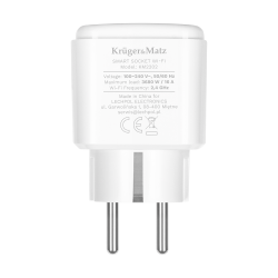 Krüger&Matz Gniazdo Wifi Kruger&Matz Connect P4 Białe Tuya [[