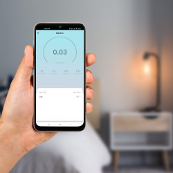 Krüger&Matz Gniazdo Podwójne Wifi Kruger&Matz Connect P5 Tuya [[
