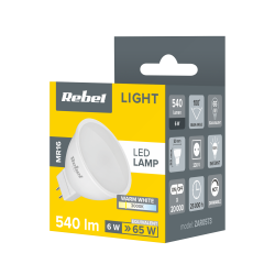 Rebel Lampa Led Rebel 6W, Mr16, 3000K, 230V [[
