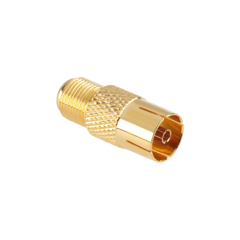 Złącze Gn. Tv-Gniazdo F Cu Złote [[