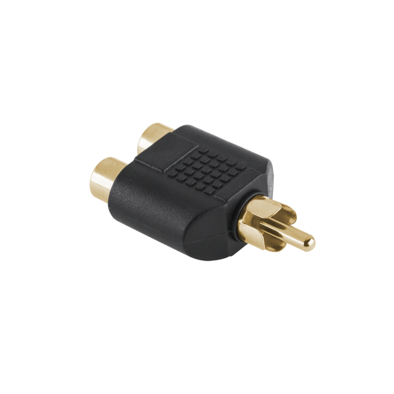 Złącze Wt. Rca-2Xgn.rca Gold [[