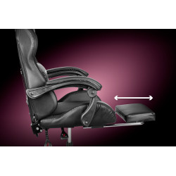 Krüger&Matz Fotel Gamingowy Kruger&Matz Gx-150 Czarny Led [[