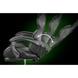 Krüger&Matz Fotel Gamingowy Kruger&Matz Gx-150 Czarny Led [[