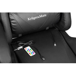 Krüger&Matz Fotel Gamingowy Kruger&Matz Gx-150 Czarny Led [[