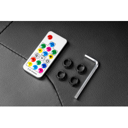 Krüger&Matz Fotel Gamingowy Kruger&Matz Gx-150 Czarny Led [[