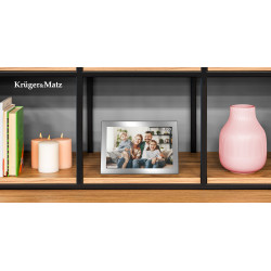 Krüger&Matz Cyfrowa Ramka Kruger&Matz Na Zdjęcia Frameo Wi-Fi 10,1" Lustrzana [[
