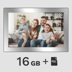 Krüger&Matz Cyfrowa Ramka Kruger&Matz Na Zdjęcia Frameo Wi-Fi 10,1" Lustrzana [[