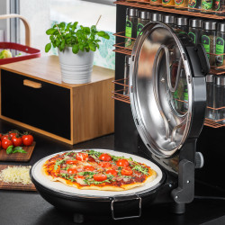 Teesa Piec Do Pizzy Teesa Supreme, 1200 W, 32 Cm , Okienko , Wyjmowany Kamień [[