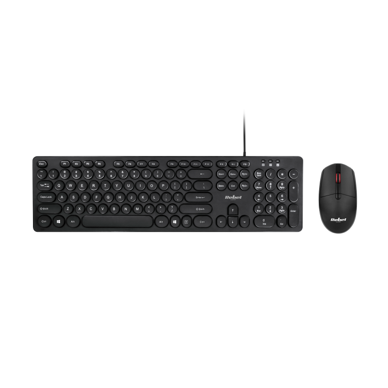 Rebel Zestaw Klawiatura I Mysz Bezprzewodowa Rebel Ws400 [[