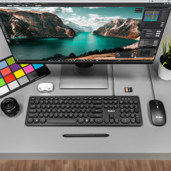 Rebel Zestaw Klawiatura I Mysz Przewodowa Rebel Wds200 [[