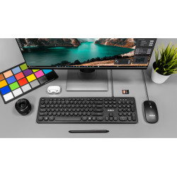 Rebel Zestaw Klawiatura I Mysz Przewodowa Rebel Wds200 [[