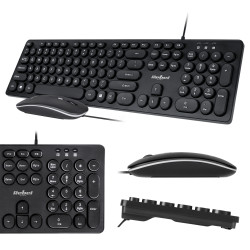 Rebel Zestaw Klawiatura I Mysz Przewodowa Rebel Wds200 [[