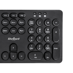 Rebel Zestaw Klawiatura I Mysz Bezprzewodowa Rebel Ws400 [[
