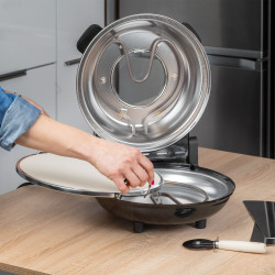 Teesa Piec Do Pizzy Teesa Supreme, 1200 W, 32 Cm , Okienko , Wyjmowany Kamień [[