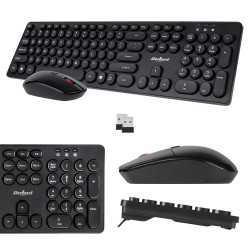 Rebel Zestaw Klawiatura I Mysz Bezprzewodowa Rebel Ws400 [[
